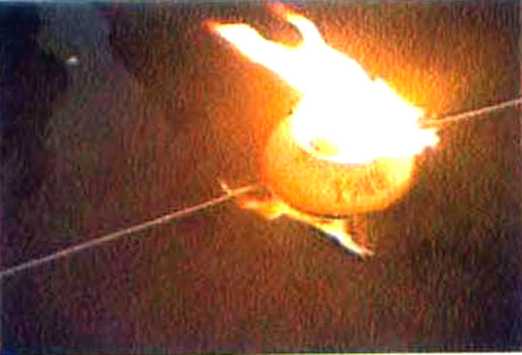 The river\’s heart is on fire